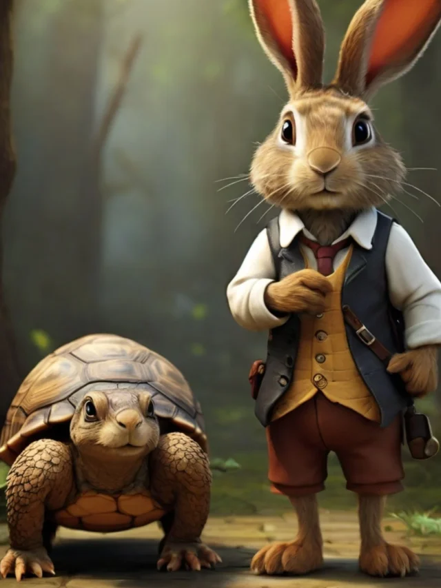 hare and tortoise story in hindi